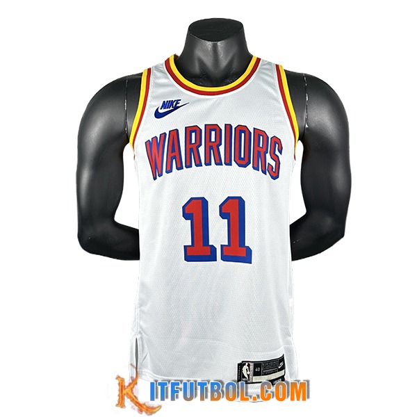 Camisetas Golden State Warriors (THOMPSON #11) 2024/25 Blanco/Rojo