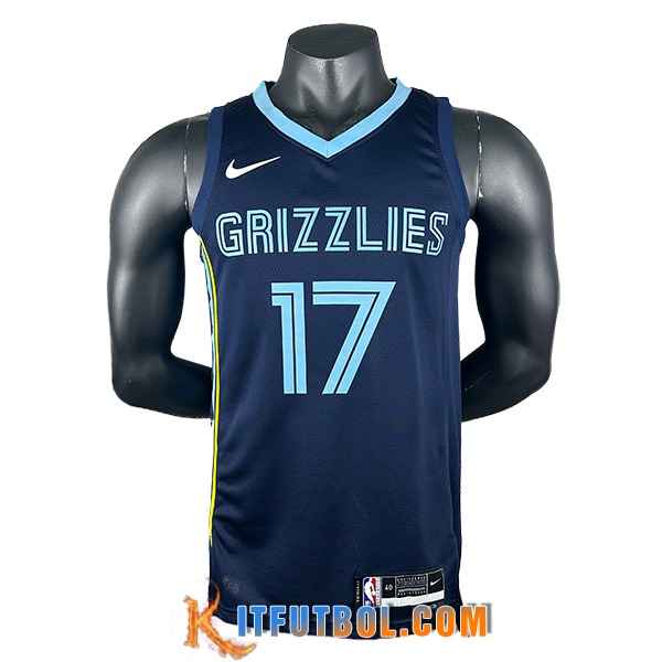 Camisetas Memphis Grizzlies (KAWAMURA #17) 2024/25 Azul Oscuro