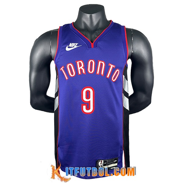 Camisetas Toronto Raptors (BARRETT #9) 2024/25 Violeta/Negro