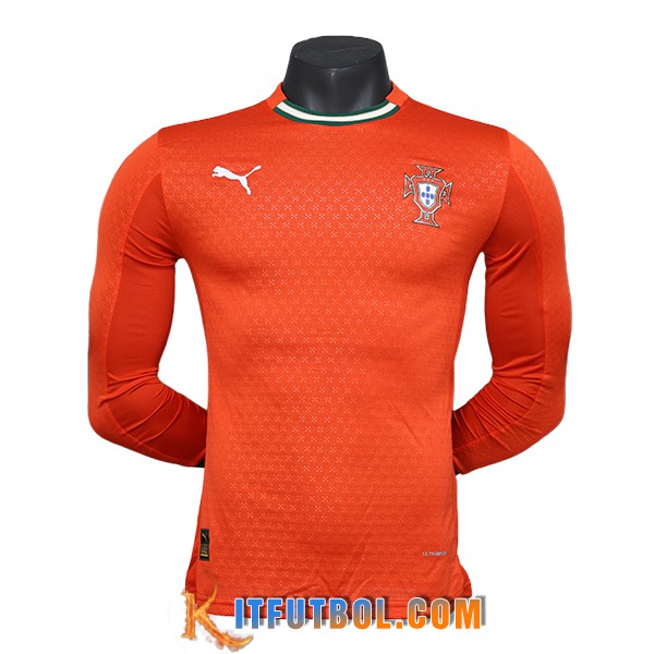 Camiseta Equipo Nacional Portugal Manga Largas Primera 2025/2026