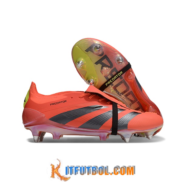 Adidas Botas De Fútbol Predator Elite Tongue SG Naranja/Gris