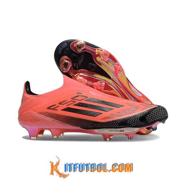 Adidas Botas De Fútbol F50+ FG Naranja/Negro -02