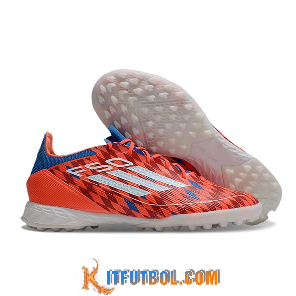 Adidas Botas De Fútbol F50 PRO TF Naranja/Azul