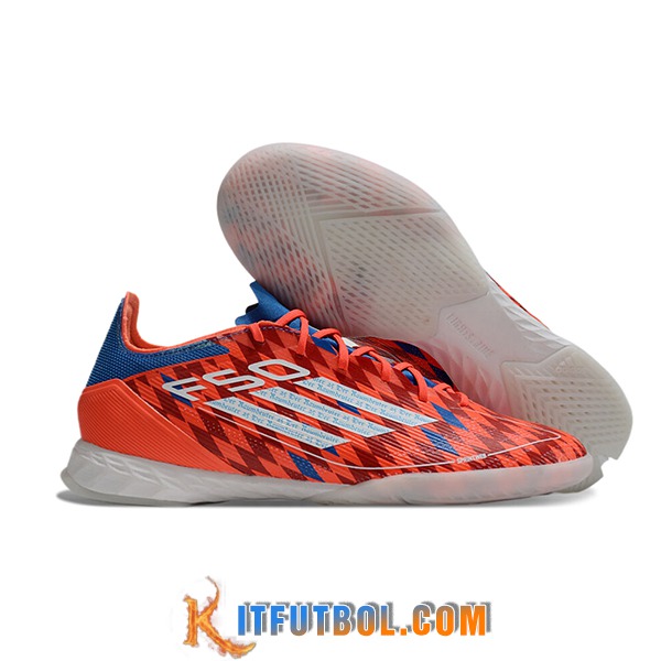 Adidas Botas De Fútbol F50 PRO IC Naranja/Azul