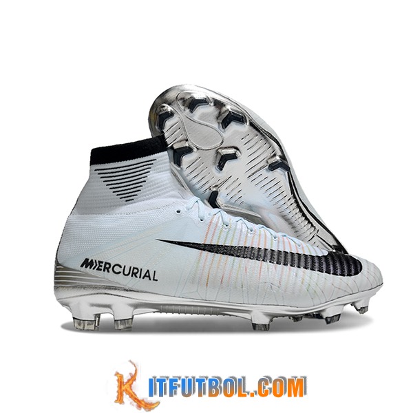 Nike Botas De Fútbol Zoom Superfly 5 Elite FG Blanco/Negro