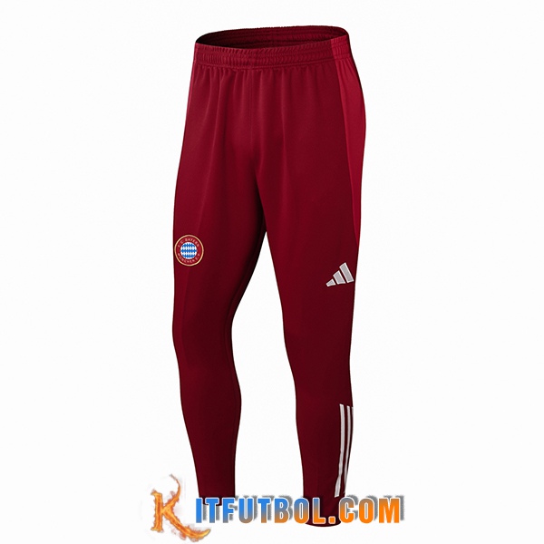 Pantalon Entrenamiento Bayern Munich Rojo 2024/2025 -02