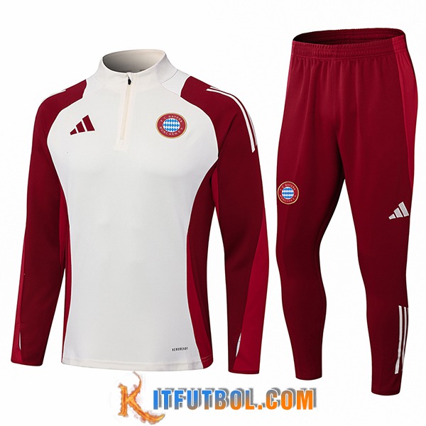 Chandal Equipos De Futbol Bayern Munich Blanco/Rojo 2024/2025 -02
