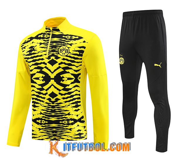 Chandal Equipos De Futbol Dortmund BVB Amarillo/Negro 2024/2025