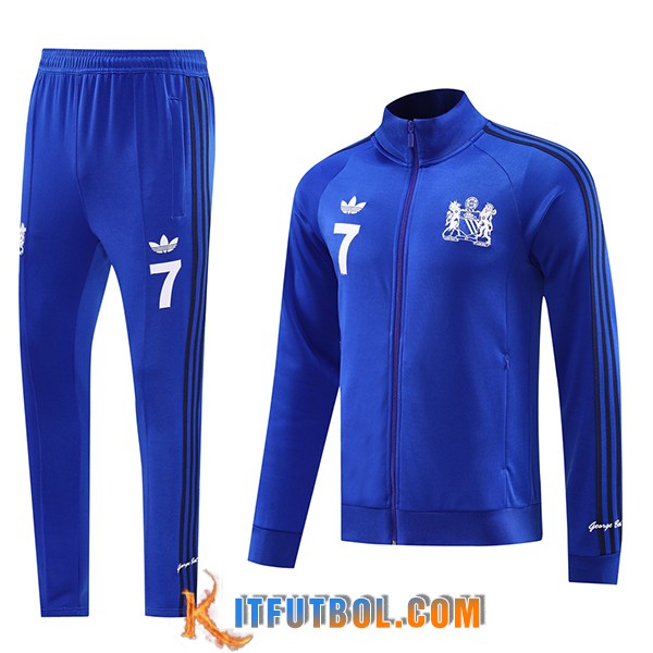 Chandal Equipos De Futbol Chaquetas Manchester United Azul 2024/2025