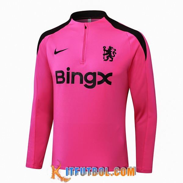 Sudadera De Entrenamiento FC Chelsea Rosa 2024/2025