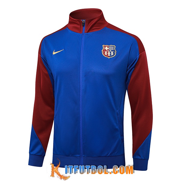 Chaquetas Futbol FC Barcelona Azul/Rojo 2024/2025