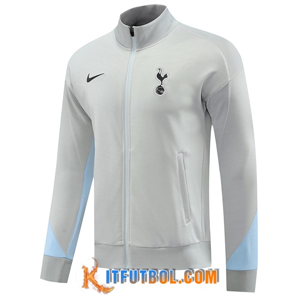 Chaquetas Futbol Tottenham Hotspur Gris/Azul 2024/2025 -02
