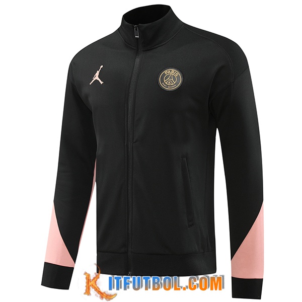 Chaquetas Futbol PSG Negro/Rosa 2024/2025