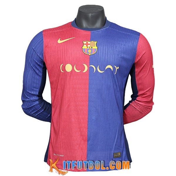 Camisetas De Futbol FC Barcelona x Coldplay Manga Largas Primera 2024/2025