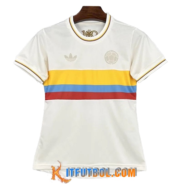 Camisetas De Futbol Colombia Mujer 100th Anniversary Edition 2024/2025