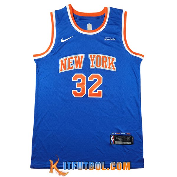 Camisetas De Futbol New York Knicks (TOWNS #32) 2024/25 Azul/Naranja