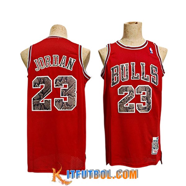 Camisetas De Futbol Chicago Bulls (JORDAN #23) 2024/25 Rojo/Negro -02