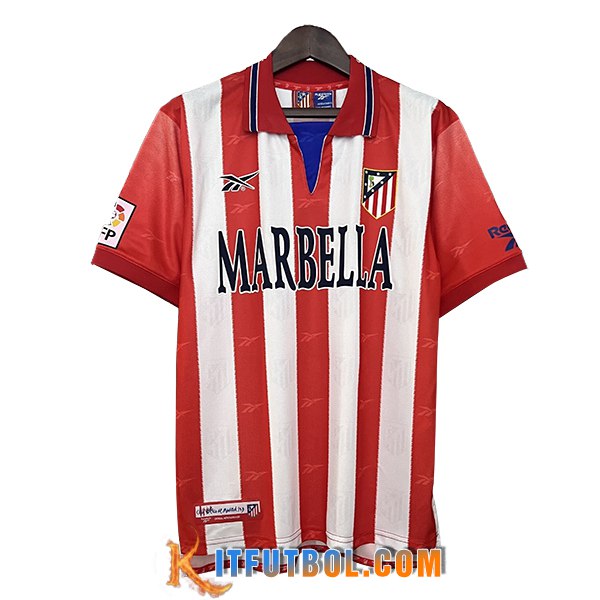 Camisetas De Futbol Atletico Madrid Retro Primera 1998/1999
