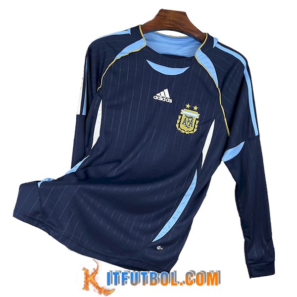 Camisetas De Futbol Argentina Retro Segunda Manga Largas 2006/2007