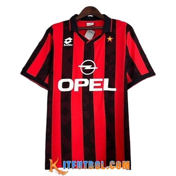 Camisetas De Futbol AC Milan Retro Primera 1988/1989