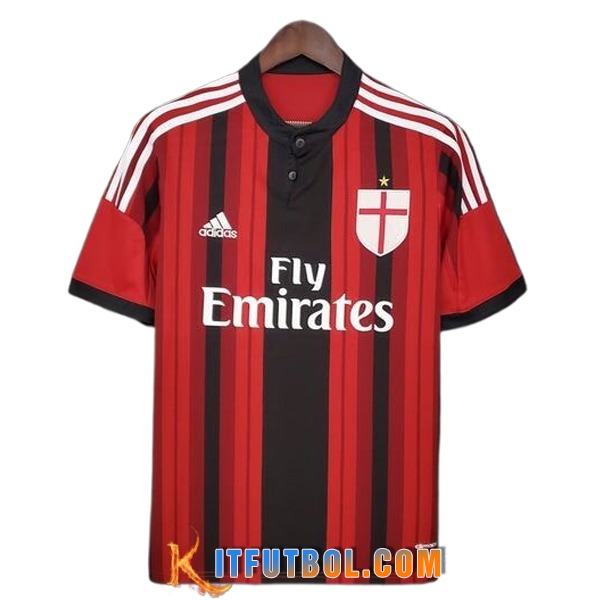 Camisetas De Futbol AC Milan Retro Primera 2014/2015