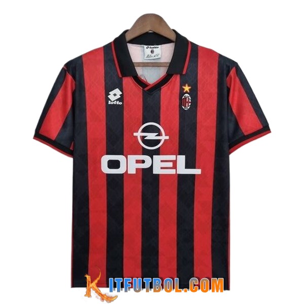 Camisetas De Futbol AC Milan Retro Primera 1995/1996