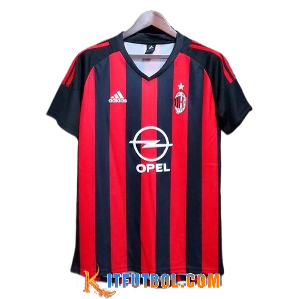 Camisetas De Futbol AC Milan Retro Primera 2002/2003
