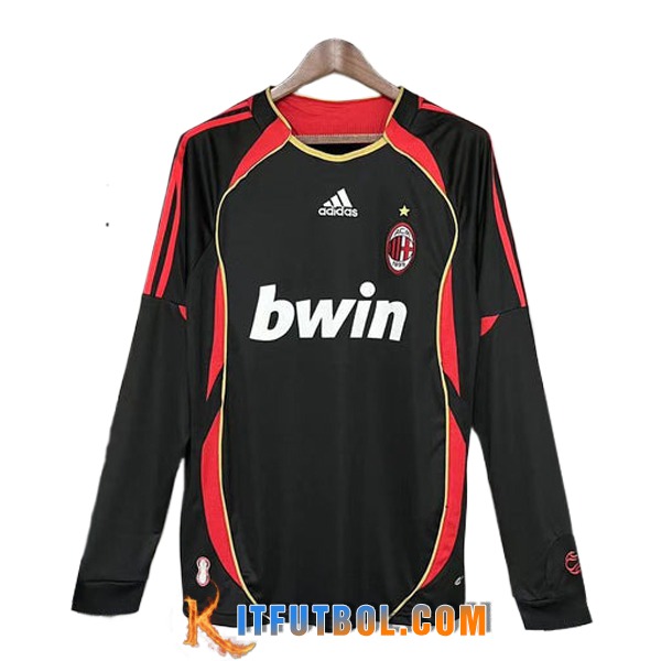 Camisetas De Futbol AC Milan Retro Tercera Manga Largas 2006/2007