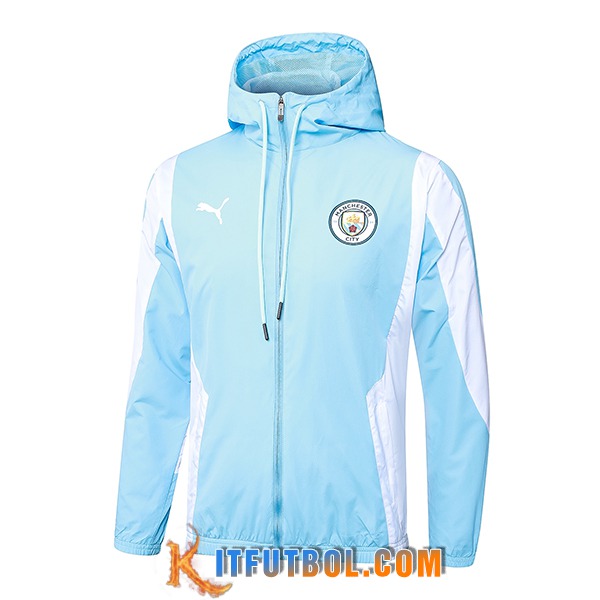 Rompevientos Manchester City Azul/Blanco 2024/2025 -02