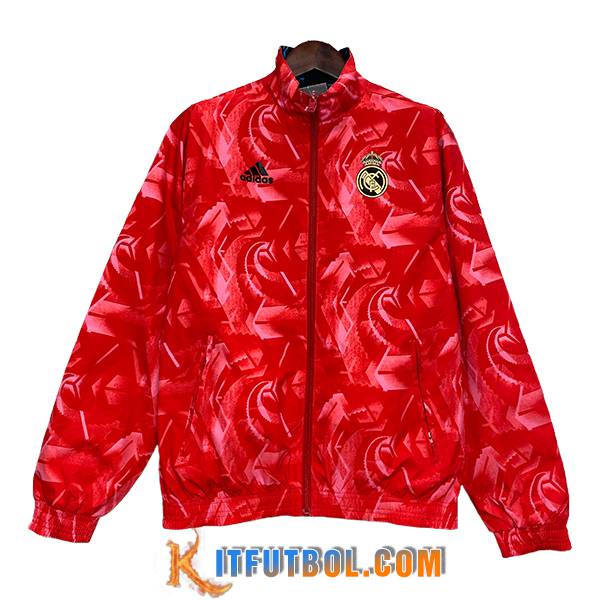 Rompevientos Real Madrid Rojo/Rosa 2024/2025