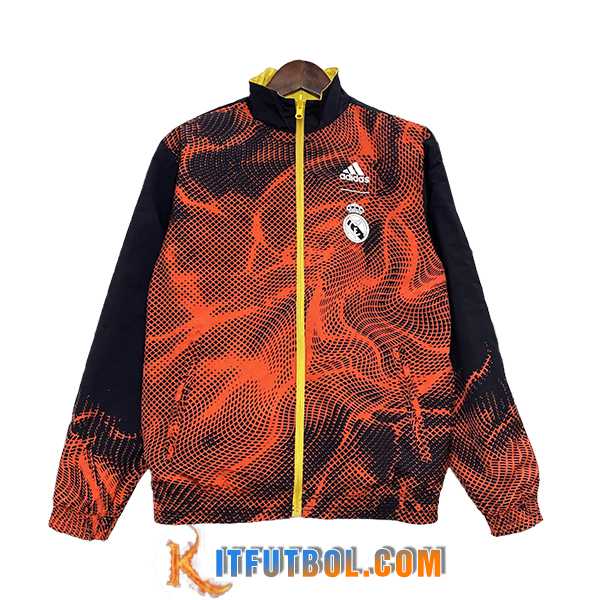 Rompevientos Real Madrid Naranja/Negro 2024/2025