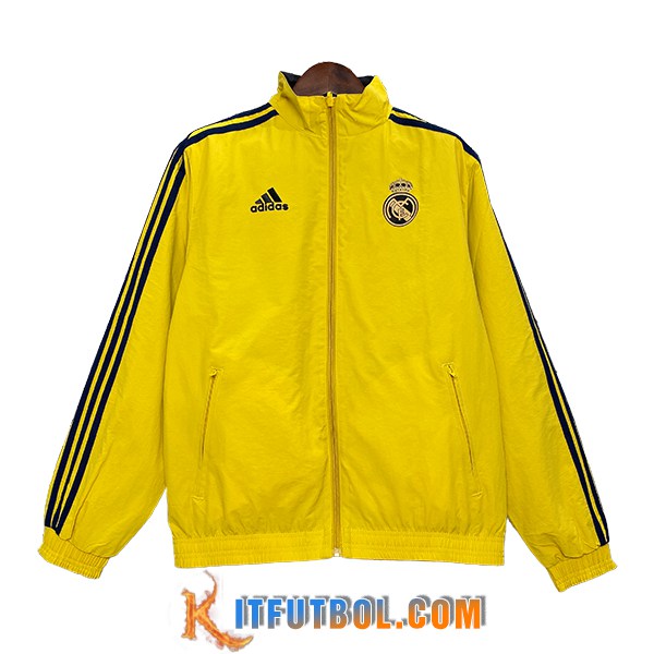 Rompevientos Real Madrid Amarillo/Negro 2024/2025