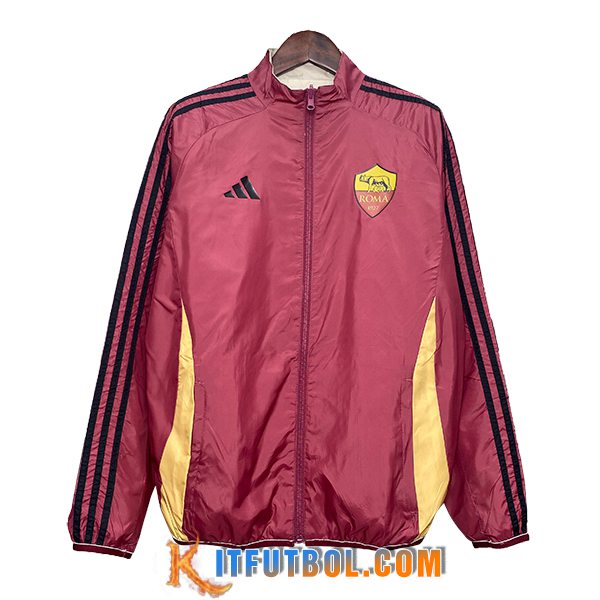 Rompevientos AS Roma Rojo/Amarillo 2024/2025