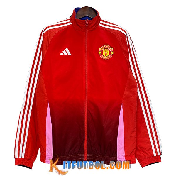 Rompevientos Manchester United Rojo 2024/2025 -02