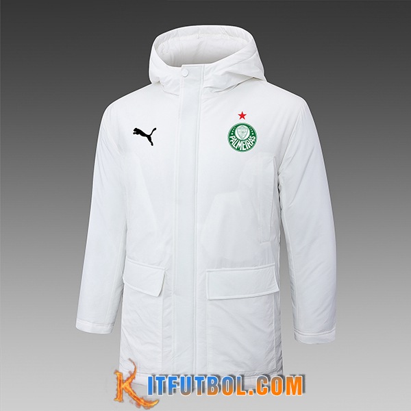 Chandal Plumas Con Capucha Palmeiras Blanco 2024/2025