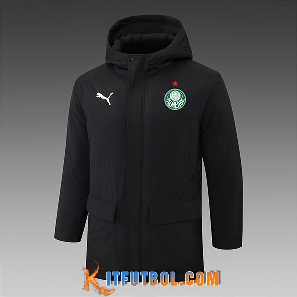 Chandal Plumas Con Capucha Palmeiras Negro 2024/2025
