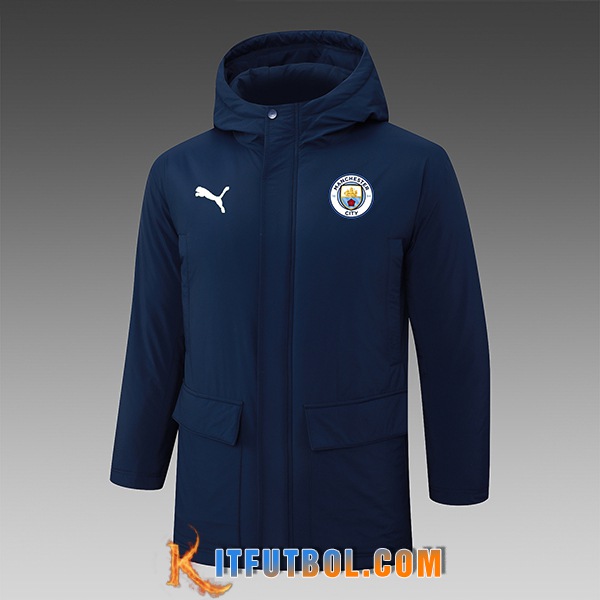 Chandal Plumas Con Capucha Manchester City azul real 2024/2025