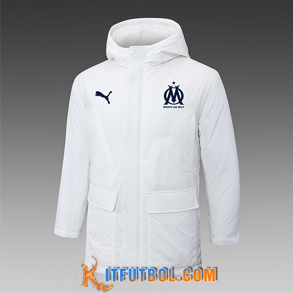 Chandal Plumas Con Capucha Marsella Blanco 2024/2025