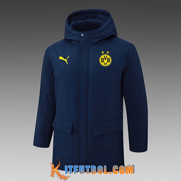 Chandal Plumas Con Capucha Dortmund azul real 2024/2025