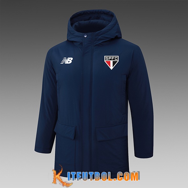 Chandal Plumas Con Capucha Sao Paulo FC azul real 2024/2025