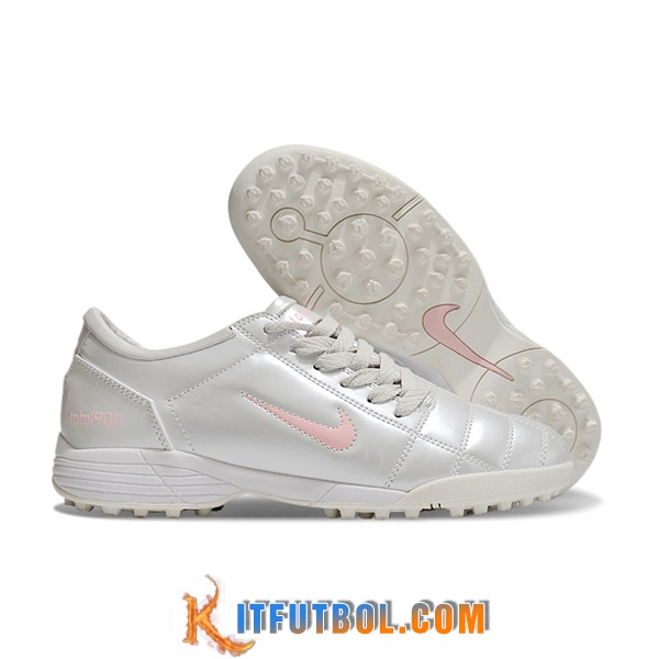 Nike Botas De Fútbol T90 TF Beige/Rosa