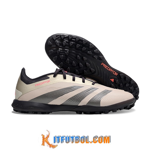 Adidas Botas De Fútbol PREDATOR 24 ELITE TF BOOTS Beige/Gris/Negro