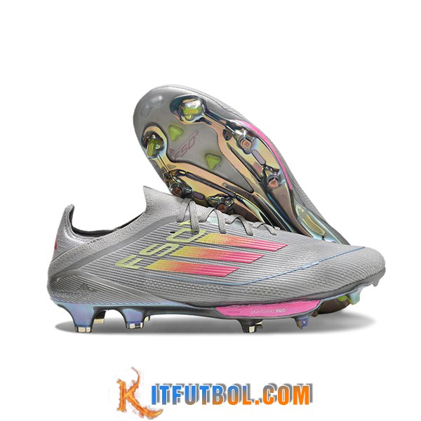 Adidas Botas De Fútbol F50+.1 FG Gris/Rosa