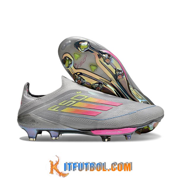 Adidas Botas De Fútbol F50+ FG Gris/Rosa