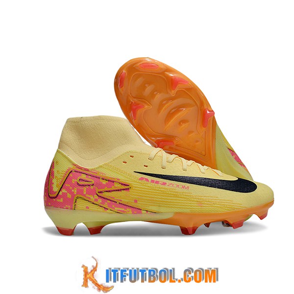Nike Botas De Fútbol Mercurial Superfly 10 Academy FG Amarillo/Naranja/Negro