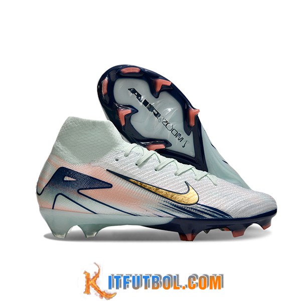 Nike Botas De Fútbol Air Zoom Mercurial Superfly IIX Elite Dream Speed FG Gris/Verde/Negro
