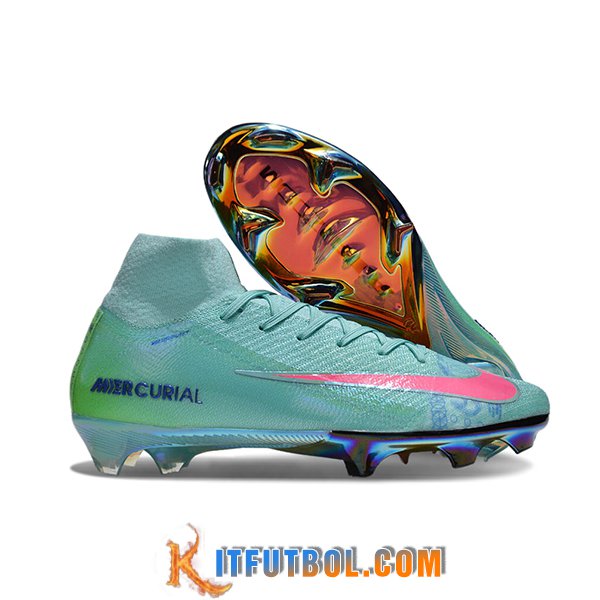 Nike Botas De Fútbol AIR Zoom Mercurial Vapor 16 Elite XXV FG SE Verde/Rosa