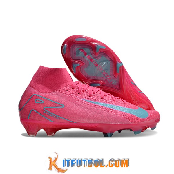 Nike Botas De Fútbol Air Zoom Mercurial Superfly IIX Elite FG Rosa/Azul
