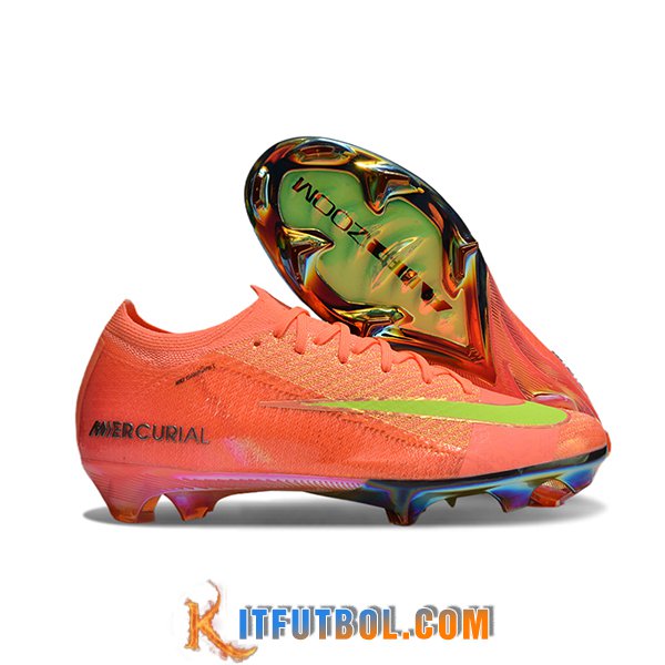 Nike Botas De Fútbol AIR Zoom Mercurial Vapor 16 Elite XXV FG SE Naranja/Verde