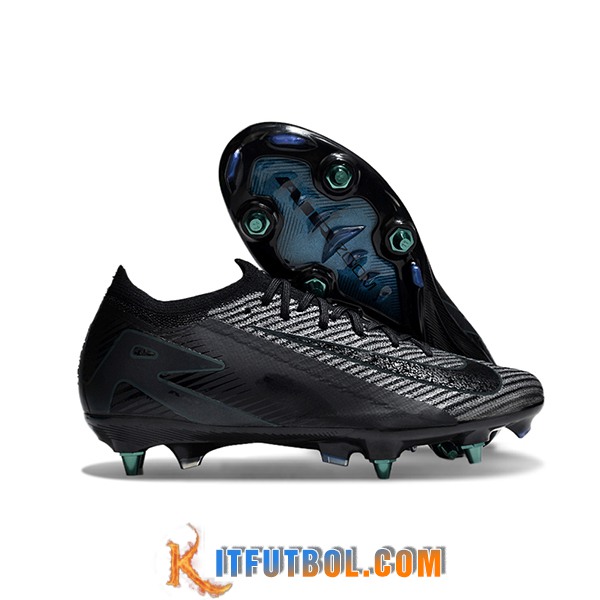 Nike Botas De Fútbol AIR ZOOM MERCURIAL VAPOR XVI ELITE SG-PRO Negro/Gris